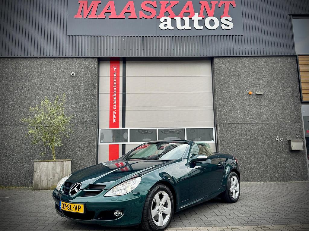 Mercedes SLK-Klasse 280 / Aut 7 / Andratite green / Airscarf, Auto's, Mercedes-Benz, Gebruikt, Zwart, Bedrijf, 2 stoelen