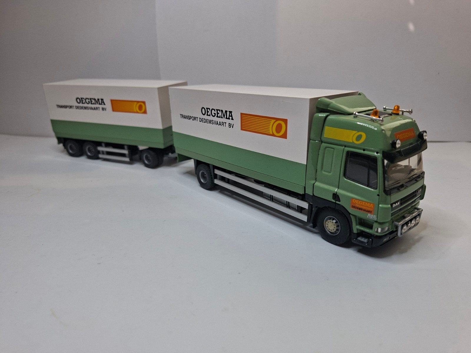 tekno oegema daf cf combie., Hobby en Vrije tijd, Modelauto's | 1:50, Ophalen, Nieuw, Bus of Vrachtwagen, Tekno