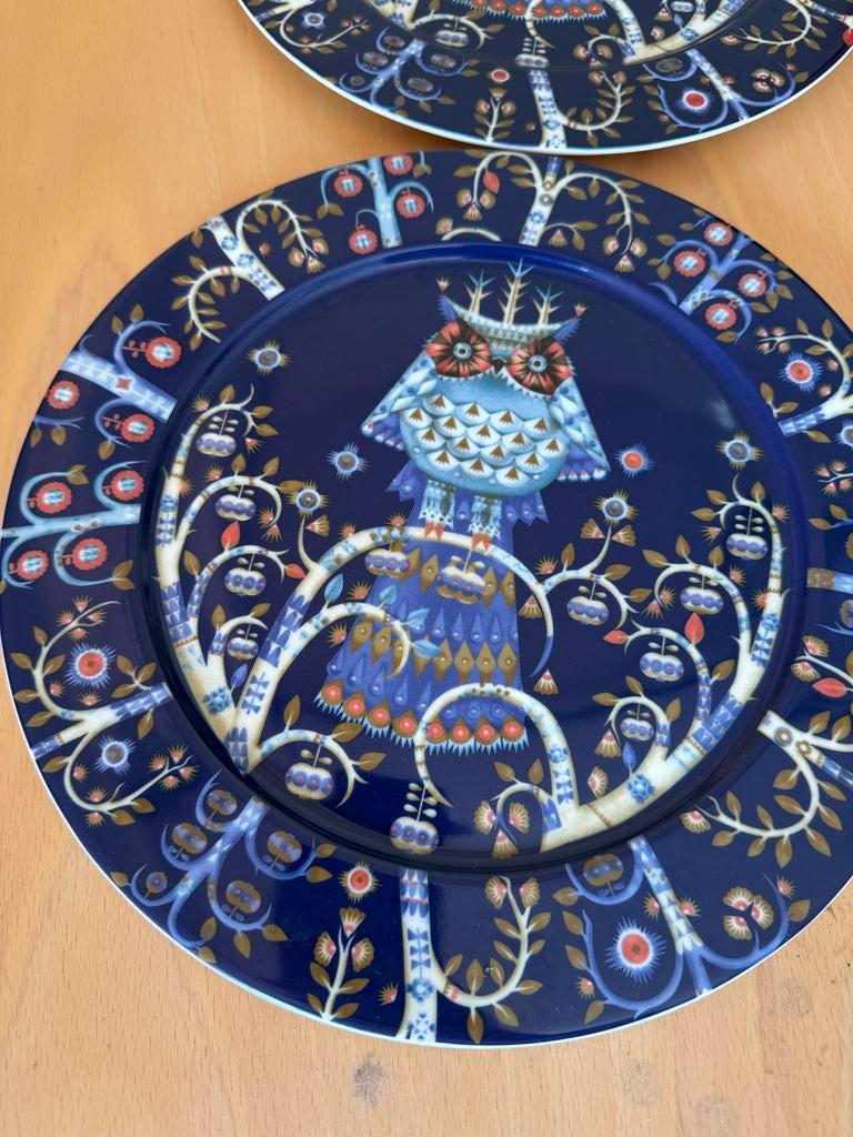 4x Iittala Taika bord 27cm, Huis en Inrichting, Keuken | Servies, Keramiek, Ophalen of Verzenden, Zo goed als nieuw, Bord(en)