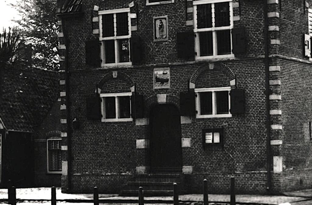 700817	Grootschermer	Raadhuis	NH jr 30	Gelopen met postzegel, Ophalen of Verzenden, 1920 tot 1940, Gelopen, Noord-Holland
