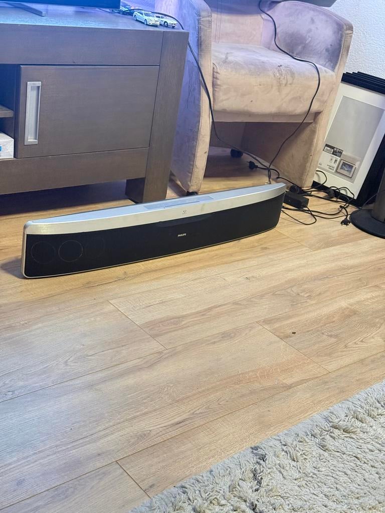 Twee Philips soundbar met subwoofer, Ophalen of Verzenden, Met externe subwoofer, Gebruikt