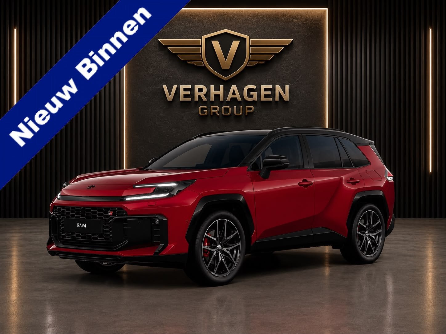 Toyota RAV4 2.5 Hybrid HEV AWD GR SPORT *NIEUW MODEL* - JBL, Automaat, Gebruikt, Zwart, 4 cilinders
