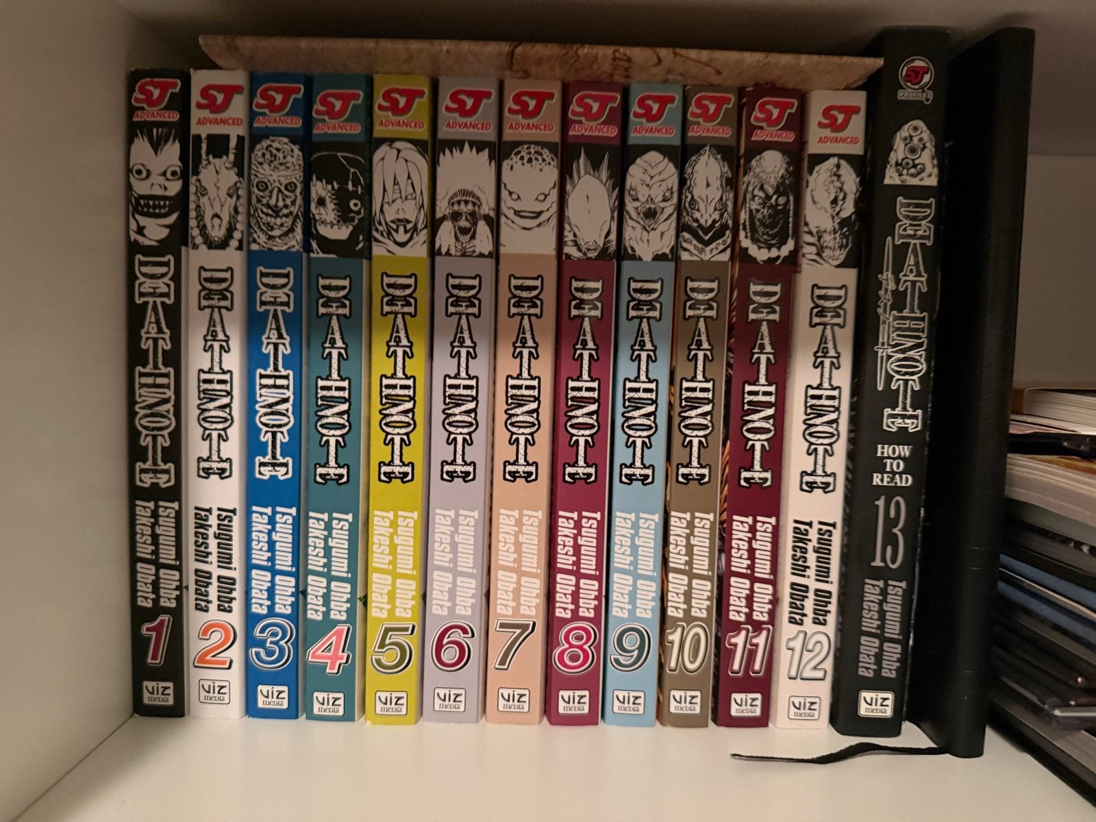 Manga: Death Note Complete Serie (1-13) - Zo goed als nieuw, Complete serie of reeks, Ophalen of Verzenden, Zo goed als nieuw