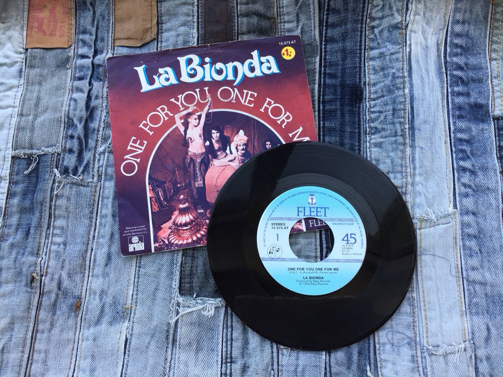 La Bionda - One For You One For Me (Single), Gebruikt, 7 inch, Single, Ophalen of Verzenden