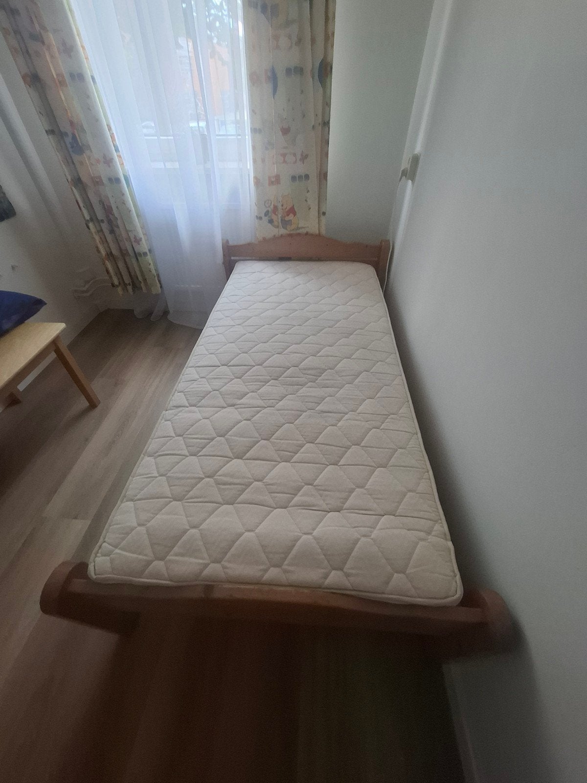 1 persoons bed, Ophalen, 85 tot 100 cm, Zo goed als nieuw, Matras