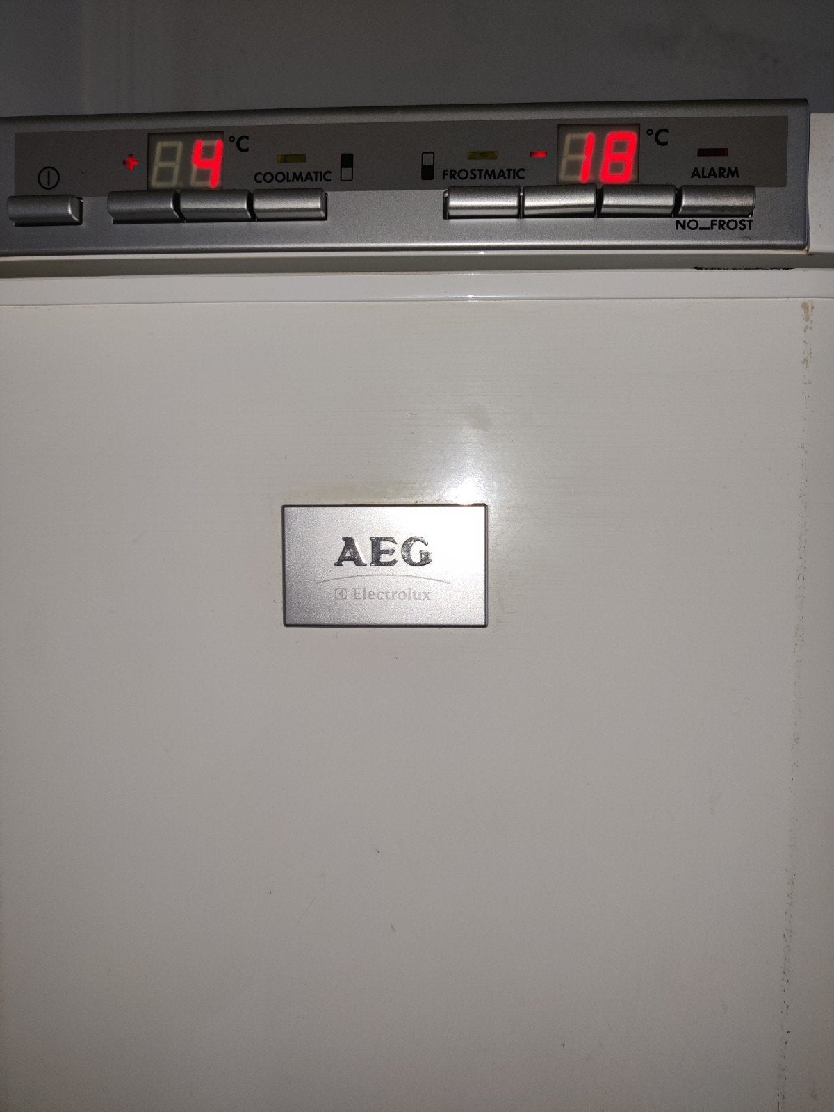 AEG Santo No Frost Koel-vriescombinatie 184cm A+, Witgoed en Apparatuur, Koelkasten en IJskasten, Ophalen, Gebruikt, 200 liter of meer