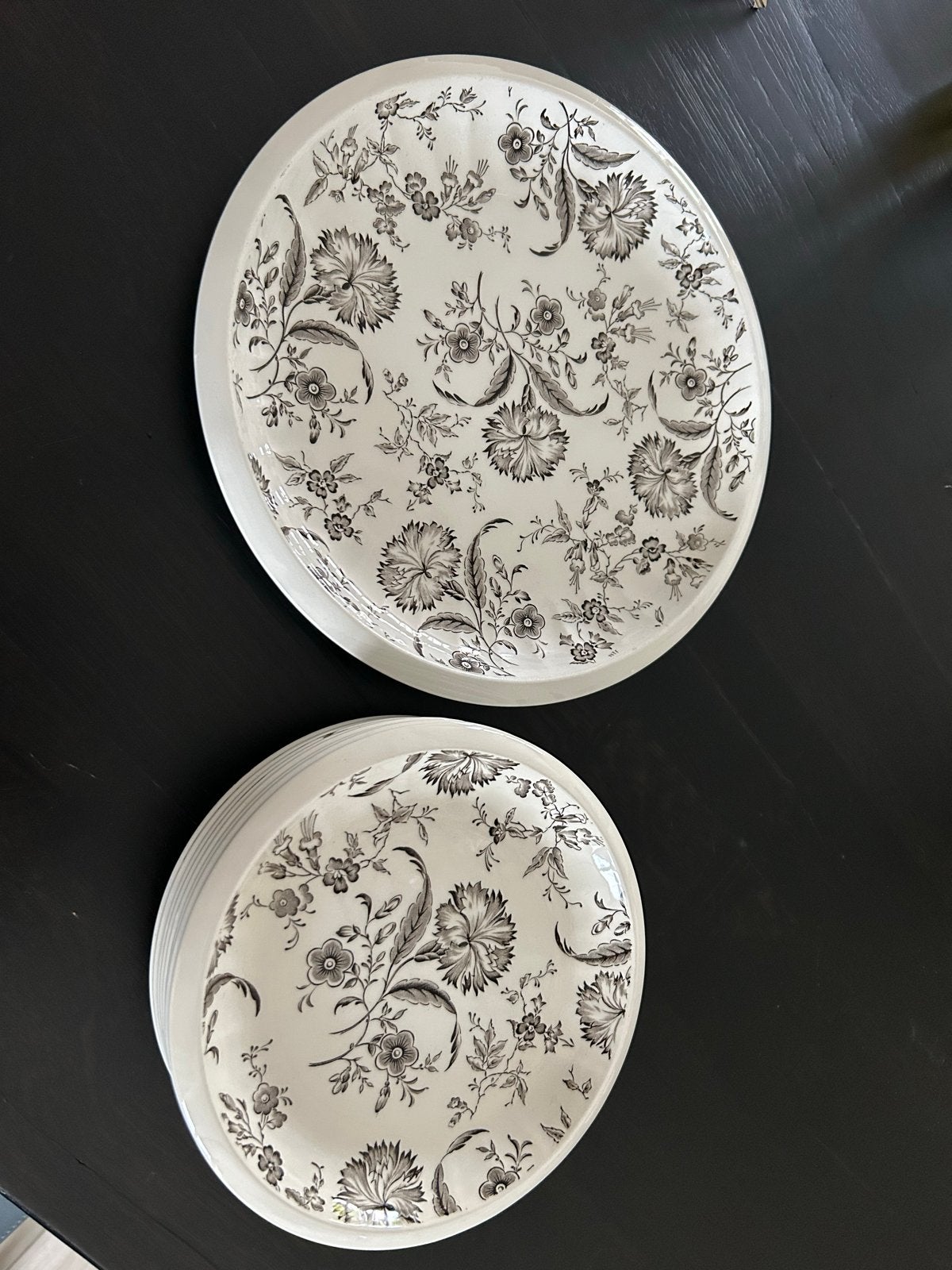 Enoch Wedgwood (Tunstall) Ltd. schotels met bloemmotief, Ophalen of Verzenden