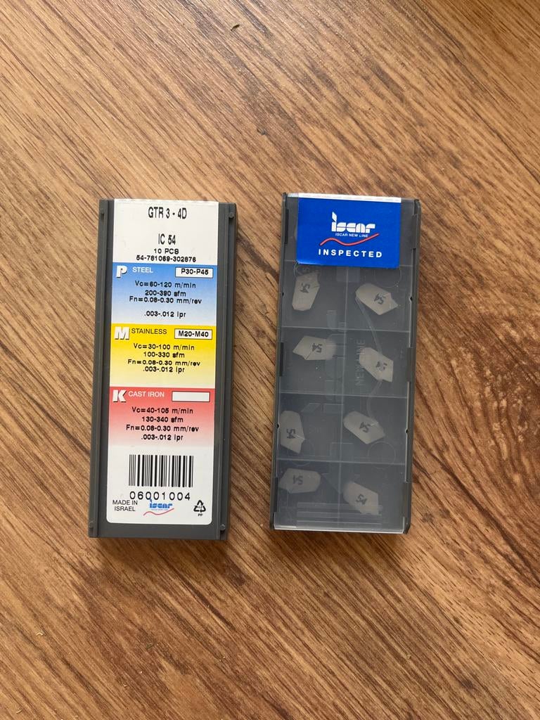 Iscar GTR 3-4D IC 54 Draaibeitels (10 stuks), Ophalen, Nieuw