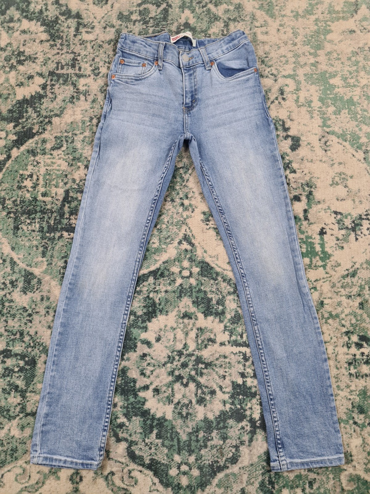 Levi's 512 slim Taper W25 L30 Dames Tulsi2530 Blauw Mid-rise, Blauw, Ophalen of Verzenden, Zo goed als nieuw, W30 - W32 (confectie 38/40)
