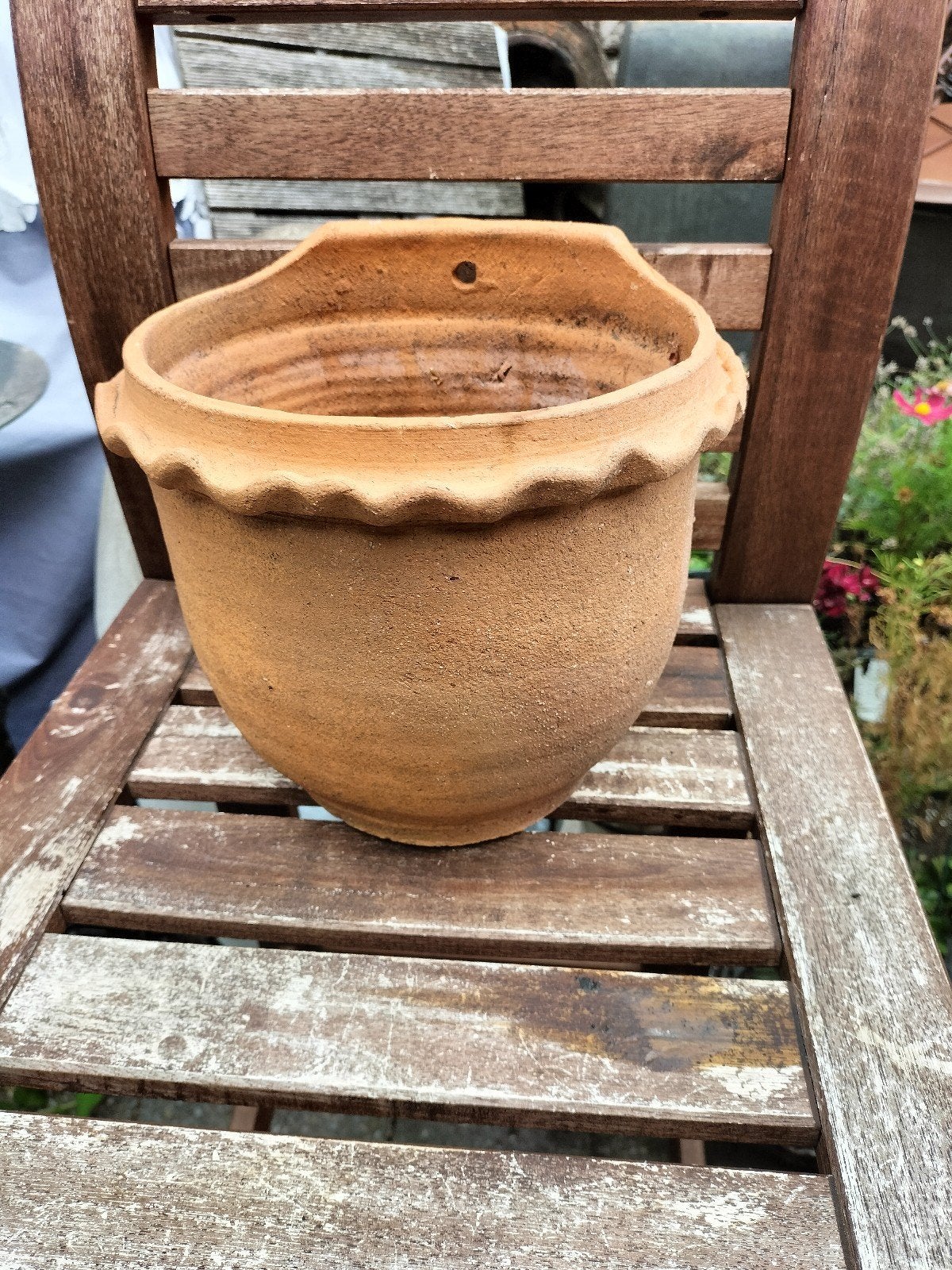 terracotta bloempot eventueel hang, Ophalen, Rond, Minder dan 25 cm, Minder dan 40 cm