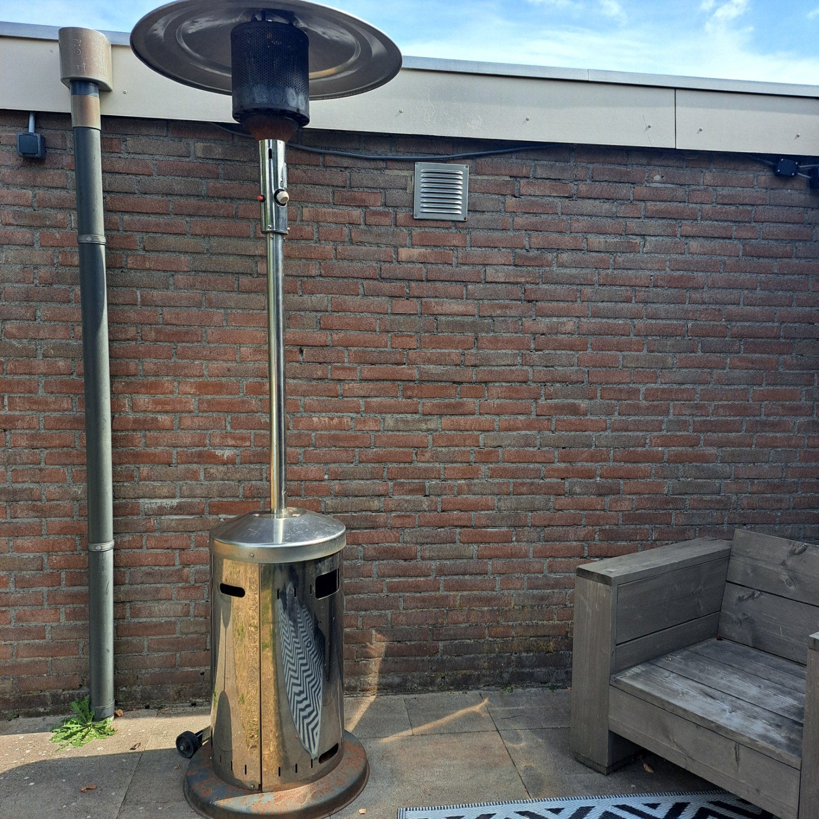 Enders gas Terrasverwarmer, Tuin en Terras, Ophalen, Gebruikt, Waterbestendig, Vloer