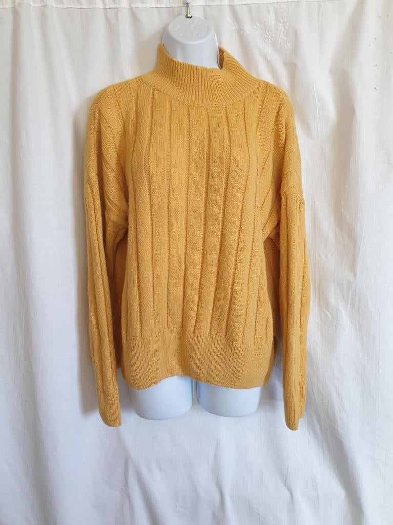 Leuke okergele trui. Mt m Merk New Look, Maat 38/40 (M), ., Geel, Ophalen of Verzenden