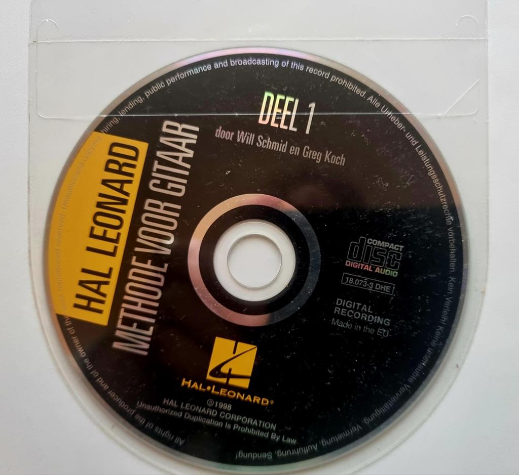 Hal Leonard Methode voor Gitaar Deel 1 (incl. CD) G30, Gitaar, Verzenden, Les of Cursus, Zo goed als nieuw