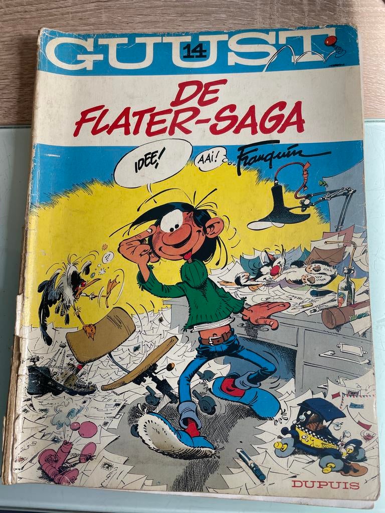 Guust Flater 14: De Flater-Saga - Klassieke strip, Eén stripboek, Ophalen, Gelezen
