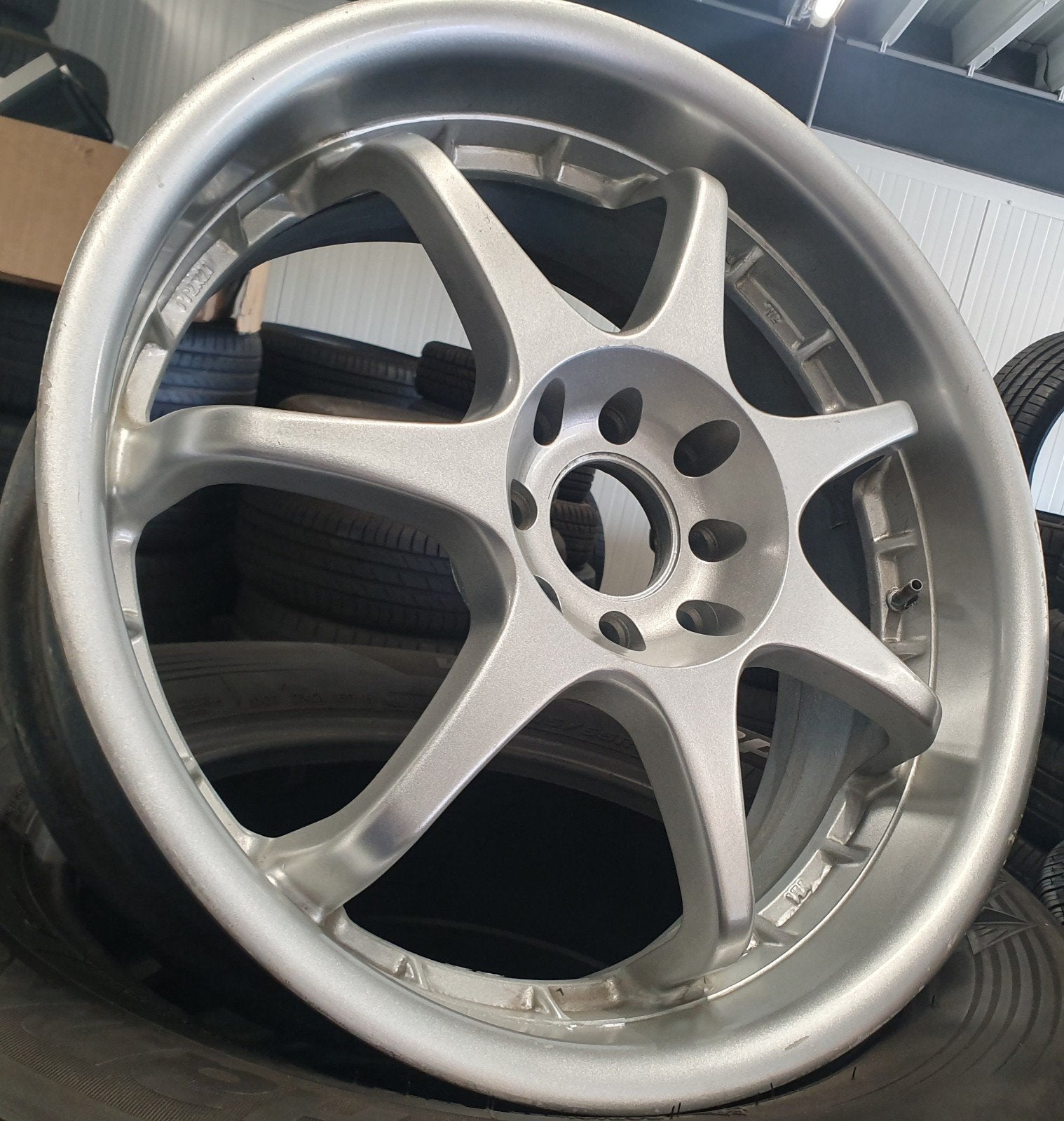 KOSEI JAPAN SENEKA *ZELDZAAM* 17" MULTI 4x100 / 4x108 ET35, Gebruikt, Velg(en), 17 inch, Personenwagen
