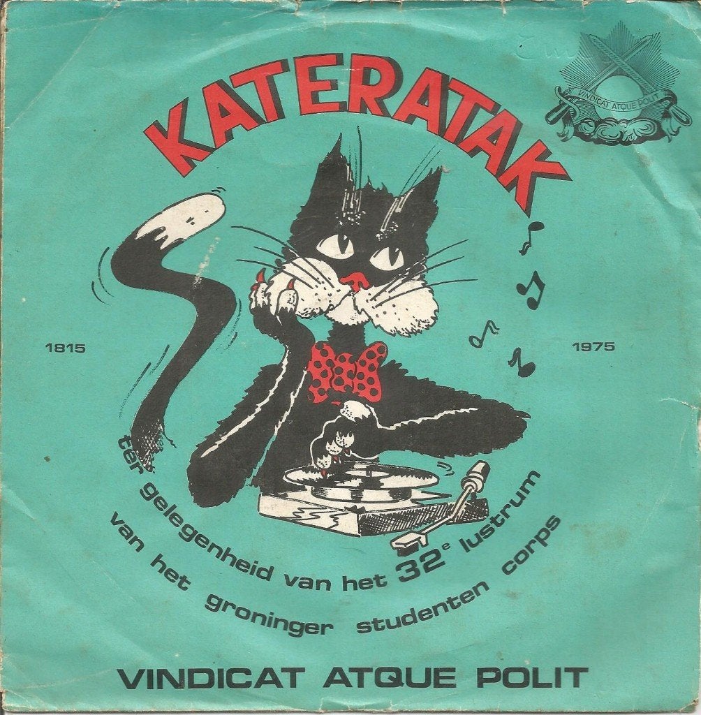 House Of Father Tuck – Kateratak (32e Lustrum Vindicat), 7 inch, Ophalen of Verzenden, Zo goed als nieuw, Limited edition