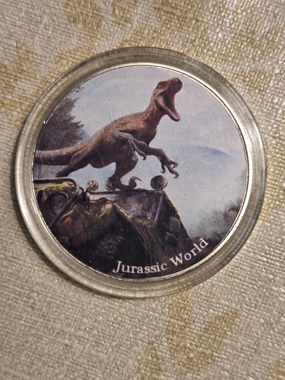Jurassic World Dinosaurus Munt - United States of America, Ophalen of Verzenden, Nieuw