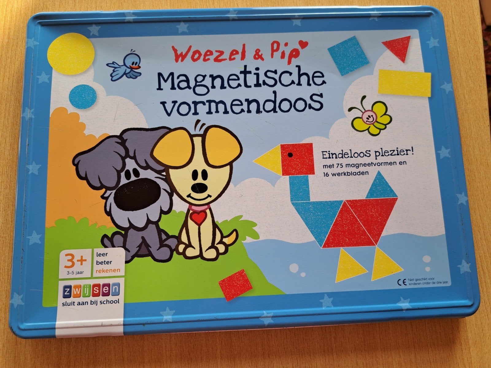 Woezel & Pip Magnetische Vormendoos - Leer Rekenen, Ophalen, Gebruikt, Knutselen