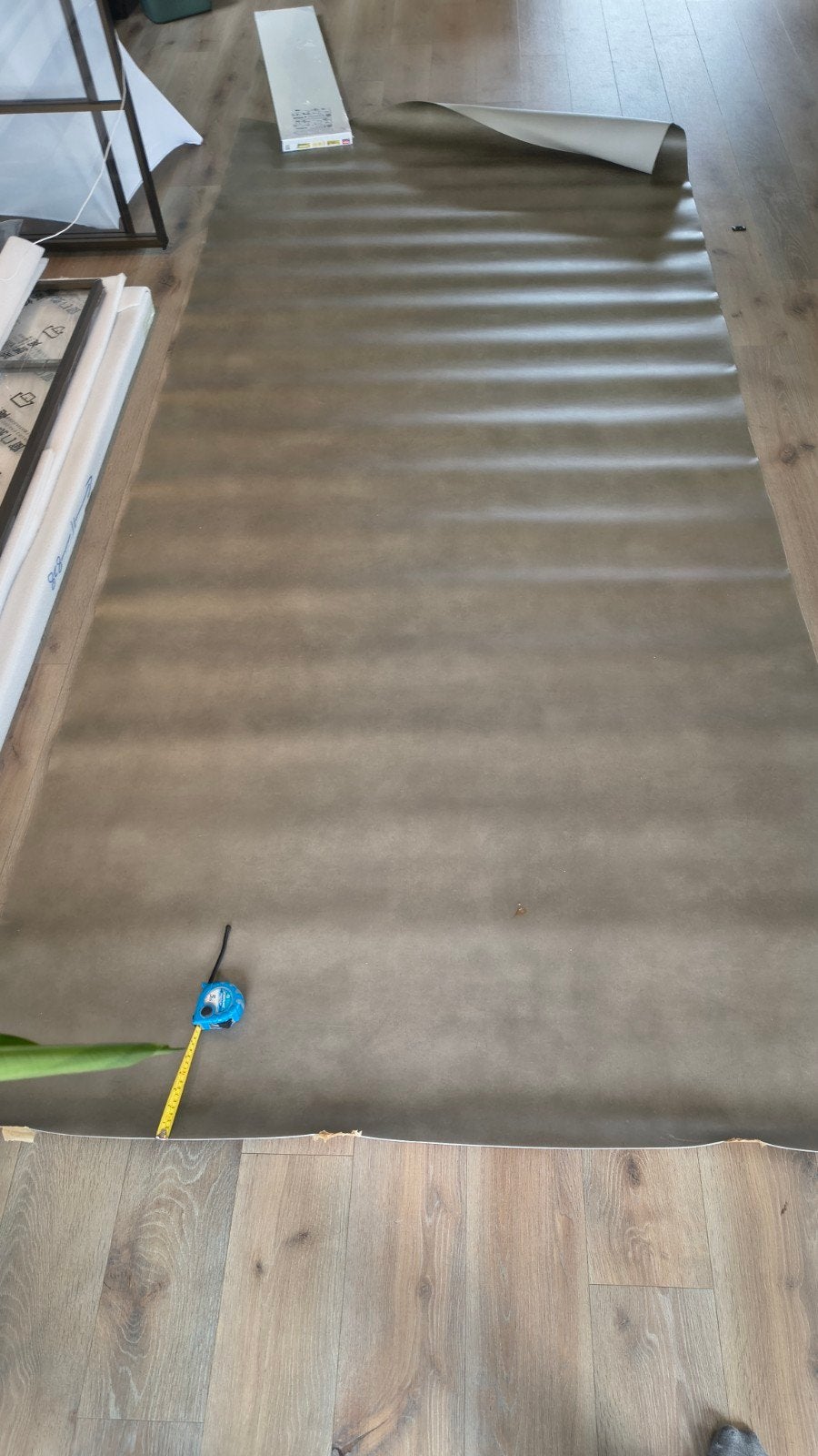 Novilon VT Wonen 2423 Grijs Vinyl Vloer - 2 Stukken, Ophalen, Gebruikt, Grijs, 5 tot 10 m²