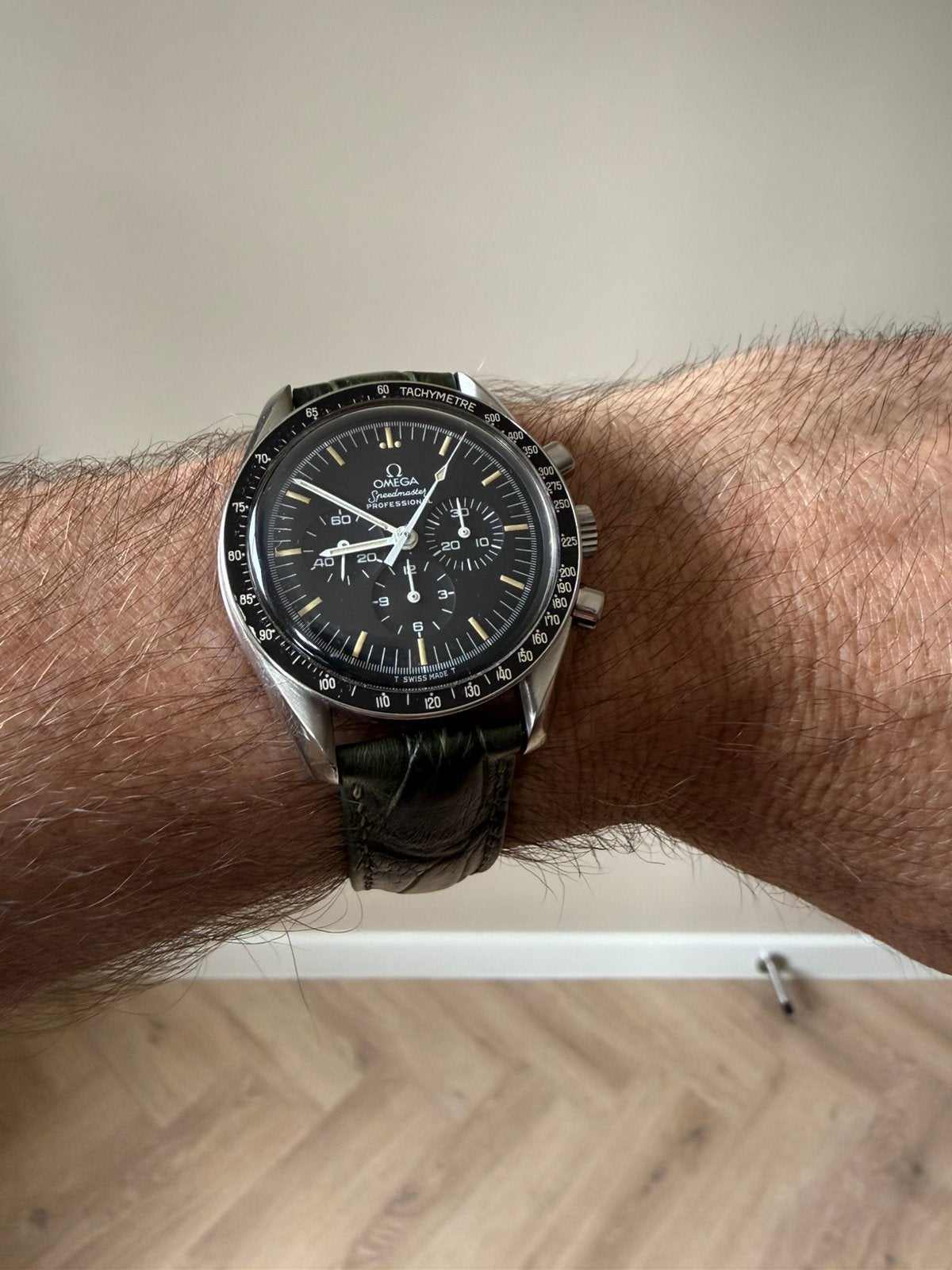 Omega Speedmaster Professional 145.022‑545 (1985)., Ophalen of Verzenden, Zo goed als nieuw, Staal, Omega