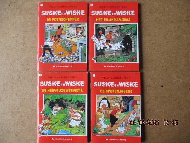 adv0280 suske en wiske albert heijn mini, Eén stripboek, Ophalen, Gelezen