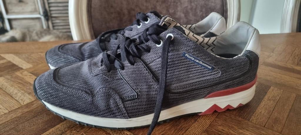 Floris van Bommel sneakers, maat 10/ 44 donkergrijs, Overige kleuren, Floris van Bommel, Ophalen of Verzenden, Sneakers of Gympen