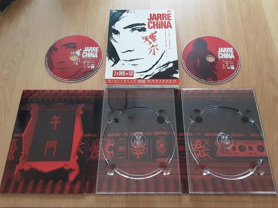 Jean-Michel Jarre  in China 2xDVD Boxset, high definition, Cd's en Dvd's, Alle leeftijden, Ophalen of Verzenden, Zo goed als nieuw