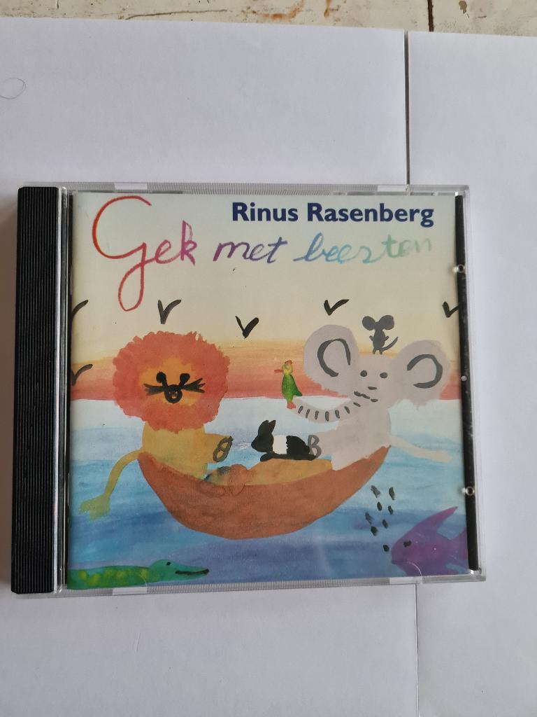 5089 rinus rasenberg - gek met beesten, Cd's en Dvd's, Verzenden, Zo goed als nieuw
