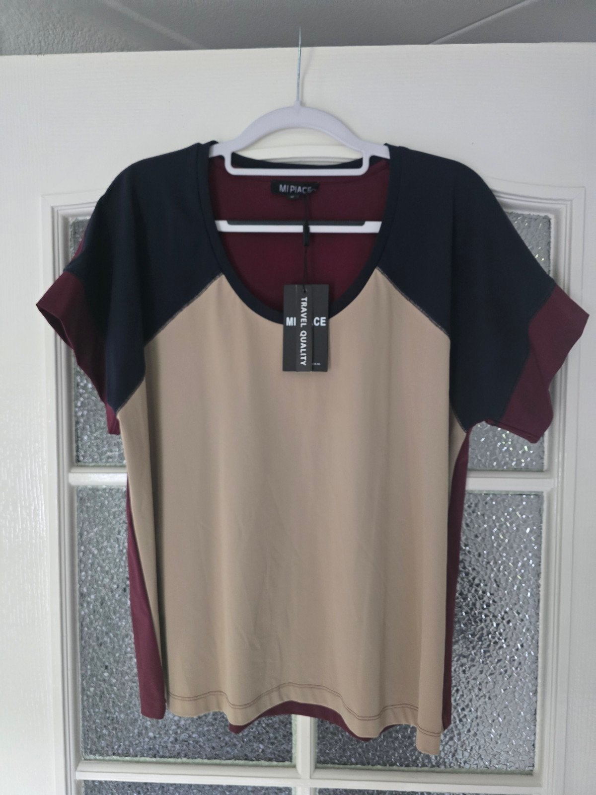 Nieuw mi piace latte Burgundy donkerblauw M, Ophalen of Verzenden, Nieuw, Blauw