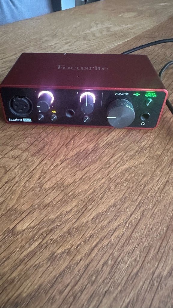 Focusrite Scarlett Solo 3rd Gen audio interface, Computers en Software, Ophalen of Verzenden, Gebruikt, Extern, Focusrite