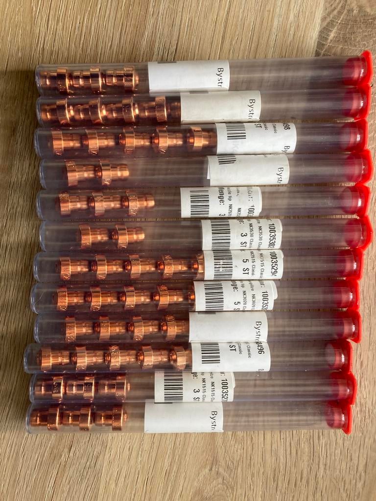Partij lasernozzles voor Bystronic laser snijmachine, Ophalen of Verzenden, Zo goed als nieuw