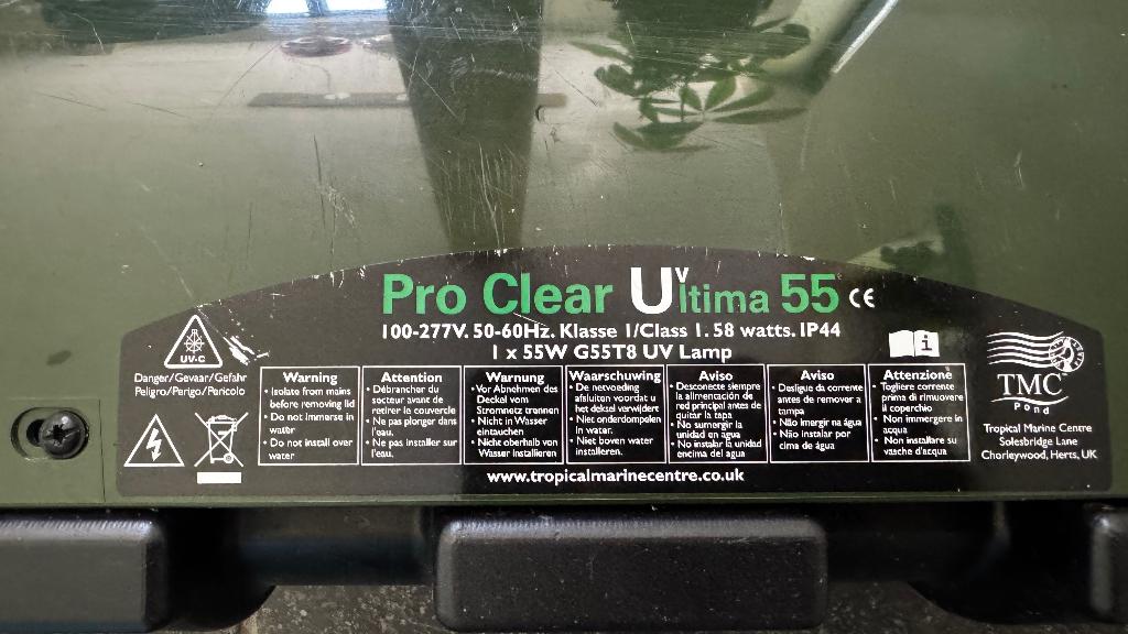 TMC Pro Clear Ultima 55 UV, vijverfilter, Tuin en Terras, Ophalen, Zo goed als nieuw, Vijverfilter