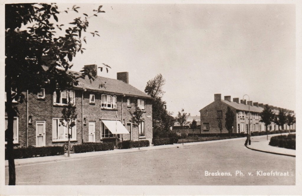 Breskens - Ph. v. Kleefstraat, Verzenden, 1940 tot 1960, Gelopen, Zeeland