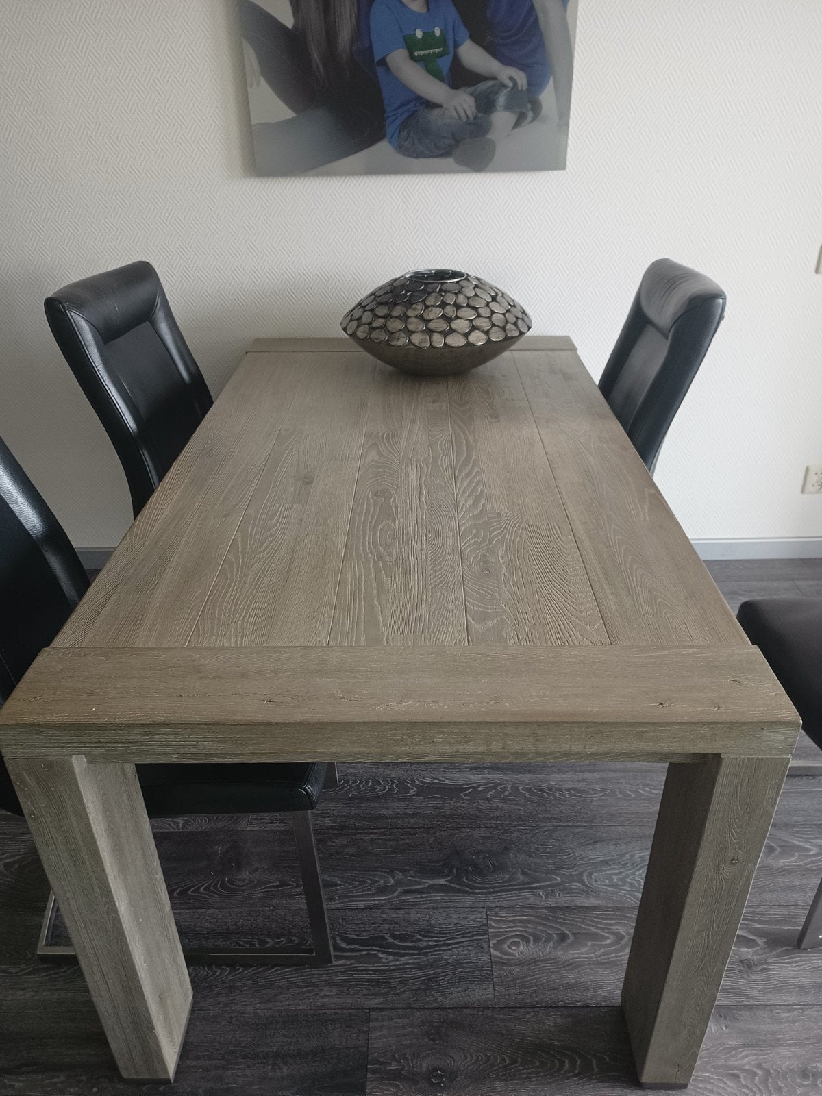 Complete Woonkamerset greywashed eiken, Ophalen