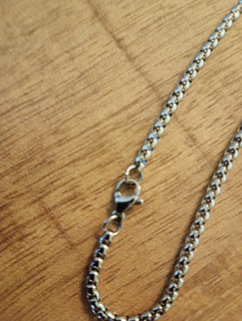 RVS ketting met hanger Tempeliers (75 cm), Verzenden, Nieuw, Zilver, Overige materialen