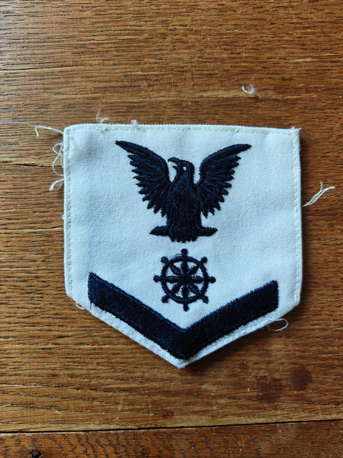 Navy rang patch wit 19, Ophalen of Verzenden