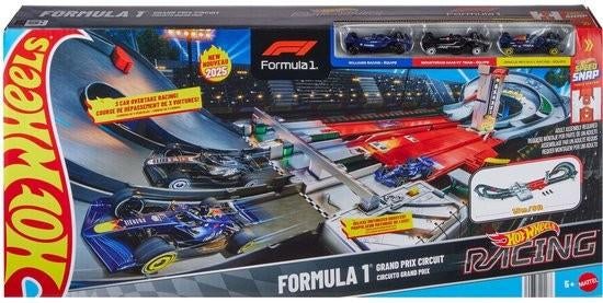 Hot Wheels F1 Racing - Formula 1 Grand Prix Circuit, Racebaan, Nieuw, Ophalen of Verzenden, Hot Wheels
