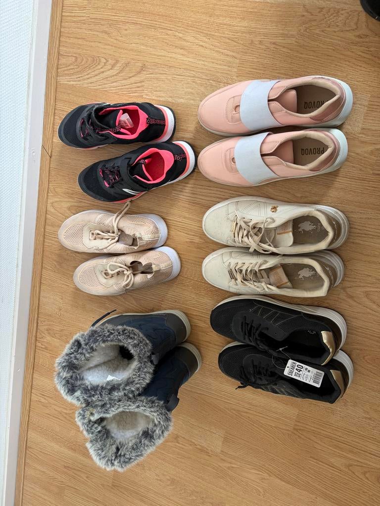 Zwarte Newfeel schoenen maat 40, Ophalen, Gedragen, Zwart, Sneakers of Gympen