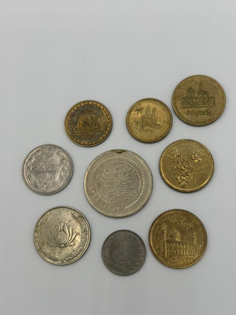 Grote Iran munten set – 1 t/m 5000 Rial – na 1979 revolutie, Ophalen of Verzenden, Midden-Oosten