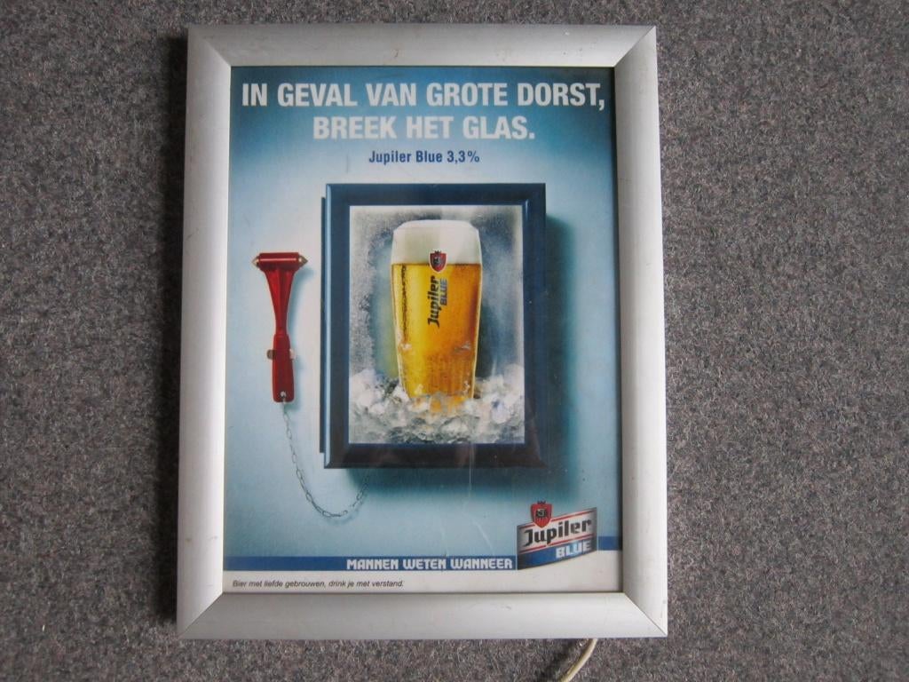 JUPILER BIER LICHTRECLAME, Ophalen, Zo goed als nieuw, Overige typen, Jupiler
