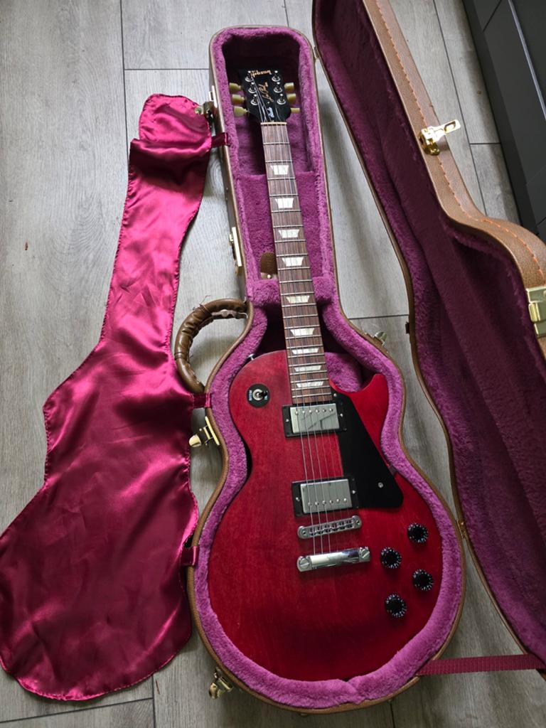 Gibson Les Paul Studio Faded Cherry 2016, Ophalen of Verzenden, Zo goed als nieuw, Solid body, Gibson