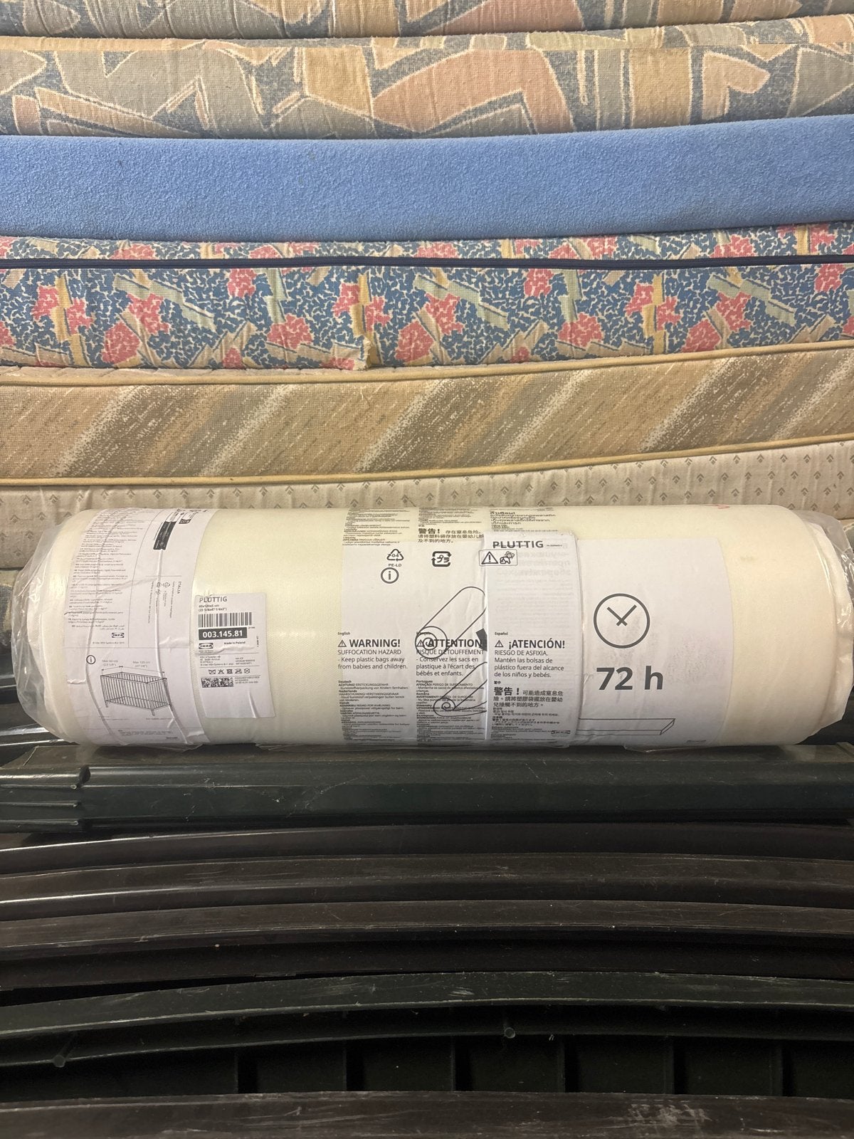 IKEA PLUTTIG Matras 60x120x5 cm - Nieuw in plastic, Ophalen of Verzenden, Nieuw
