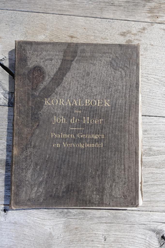 Koraalboek J. de Heer, Muziek en Instrumenten, Orgel, Gebruikt, Ophalen of Verzenden, Religie en Gospel