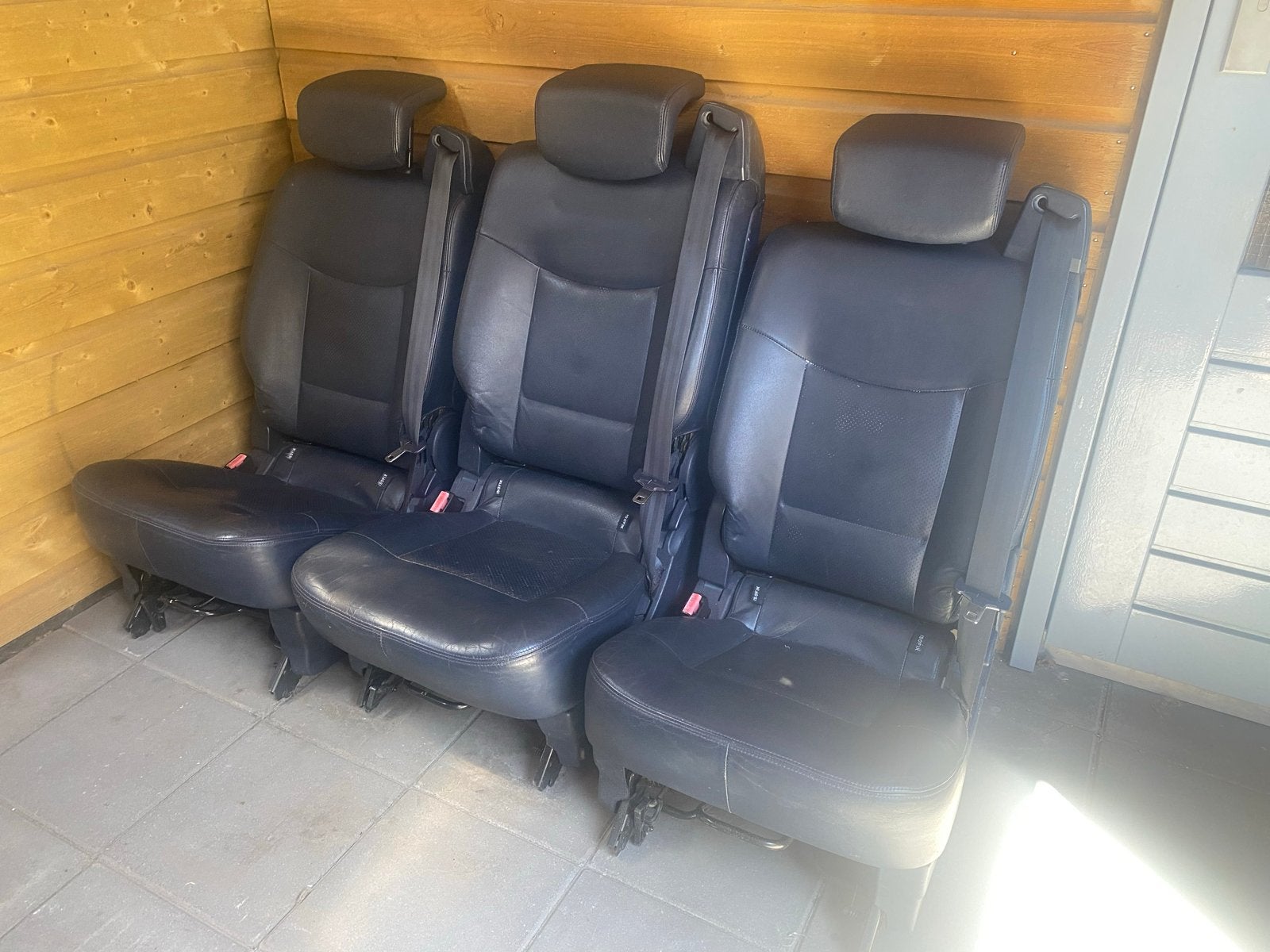 Complete set 3x Renault Espace IV stoelen/ rails en gordels, Auto-onderdelen, Interieur en Bekleding, Renault, Gebruikt, Ophalen