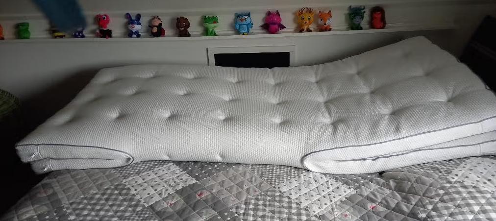 Topmatras, Moltons + Hoeslakens, Huis en Inrichting, Ophalen, Tweepersoons, Zo goed als nieuw, 180 cm