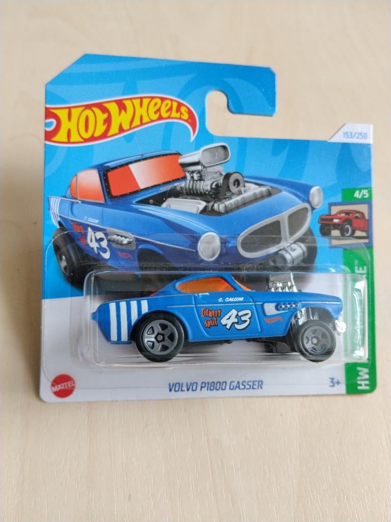 Hotwheels volvo p1800 gasser, Ophalen of Verzenden, Nieuw, Auto