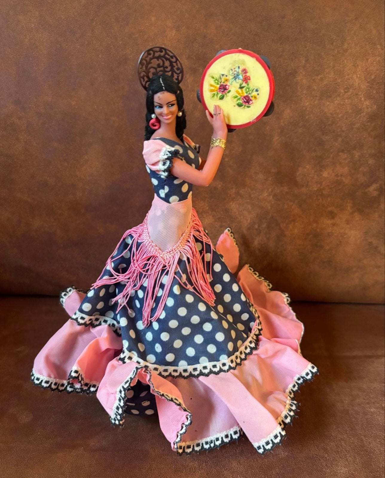 Vintage Spaanse Flamenco Pop met Tamboerijn, Ophalen of Verzenden, Gebruikt, Pop