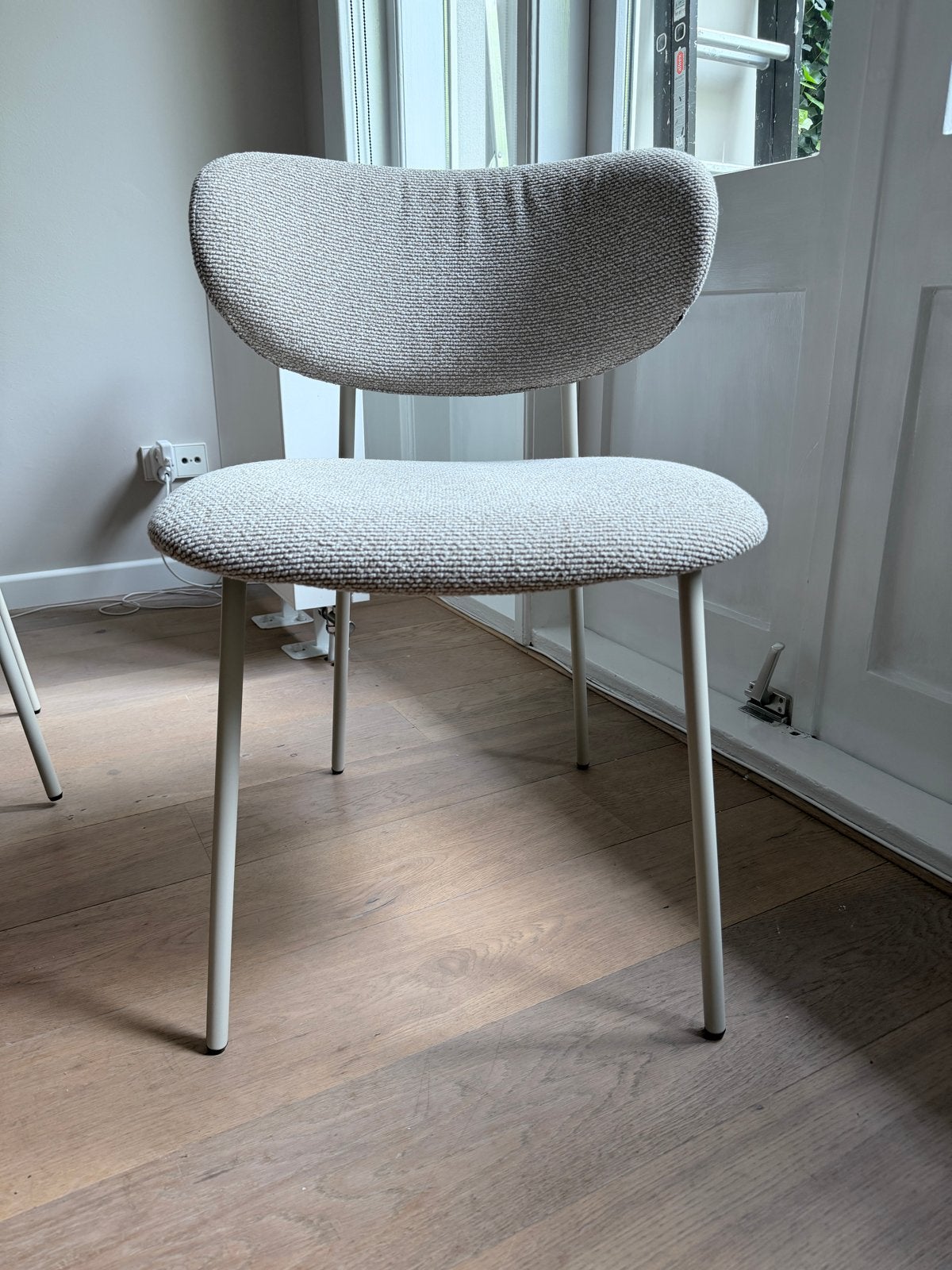 Set van 6 (zo goed als nieuw) eetkamerstoelen, Huis en Inrichting, Stoelen, Ophalen, Overige kleuren, Zo goed als nieuw, Stof
