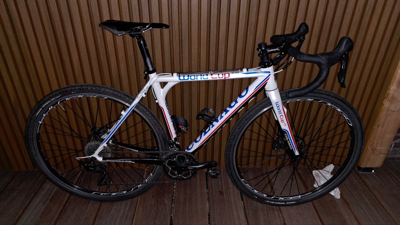 Colnago World Cup 2.0 cyclocross gravelbike maat 50, 28 inch, Gebruikt, Aluminium, 49 tot 53 cm