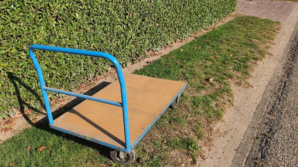 transportkar - magazijnkar voor 50 euro, Doe-het-zelf en Verbouw, 100 liter of meer, Ophalen, Gebruikt, Transportkar